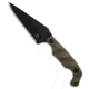 Stroup Stroup Knives Bravo 5 Fixed Blade Knife OD Green G-10 3.75" Black, OD Green, 1095HC, adult, BHQ-213556