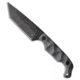 Stroup Stroup Knives Bravo 5 Fixed Blade Tanto Grey G10 3.50" Black Stonewash, Gray, 1095HC, adult, BHQ-213559