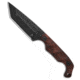 Stroup Stroup Knives Bravo 5 Tanto Fixed Blade Knife Wood 3.5" Black Stonewash, Wood, 1095HC, adult, BHQ-213561