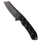 Stroup Stroup Knives Desert Fox Fixed Blade Black G10 3.50" Acid Washed, Black, 1095HC, adult, BHQ-188336