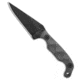 Stroup Stroup Knives Mini Fixed Blade Knife Gray G-10 3.00" Black Stonewash, Gray, 1095HC, adult, BHQ-218961