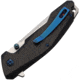 Summit Gear Linerlock Carbon Fiber Folding Knife, 4.5in Closed, 3.5in Satin Stainless Blade, Black G10 Handle, 60.01.7200031