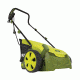 Sun Joe 13-Inch 12-Amp Electric Scarifier / Lawn Dethatcher w/ Collection Bag, Green AJ801E