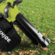 Sun Joe 3-in-1 Electric Blower - 250 MPH - 13 Amp - Vacuum Mulcher, Green SBJ702E