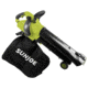 Sun Joe 3-in-1 Electric Blower - 250 MPH - 13 Amp - Vacuum Mulcher, Green SBJ702E