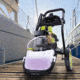 Sun Joe Cold Water Electric Direct Drive Crank Shaft Pressure Washer - 1300 PSI w/ Wall Mount, Roll Cage, 2.15HP, 120V, Green SPX9005-PRO