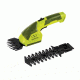 Sun Joe Cordless 2-in-1 Grass Shear / Hedge Trimmer w/ Extension Pole, Green HJ605CC