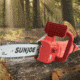 Sun Joe Electric Convertible Pole Chain Saw - 10in - 8.0A, Red SWJ807E-RED