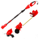 Sun Joe Electric Lawn Care System w/Grass, Pole Hedge Trimmer, and Garden Tiller, Red GTS4000E-RED