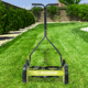 Sun Joe Manual Reel Mower, 14 inch, Quad Wheel, 9-Positions, Green MJ503M
