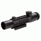 Sun Optics 2-6x28 tactical w/picatinny acc. mount rails, Matte Black CS10-TR2628