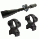 Sun Optics 8-32x50 Varmint Seeker Rifle Scope, Fine Crosshair w/ Dot Reticle KS-AP83250 w/ 30mm Medium Height Steel Rings SM314