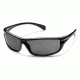 Suncloud King Sunglasses Black Frame Gray Polarized Polycarbonate Lens S-KNPPGYBK