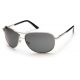 Suncloud Aviator Sunglasses-Silver-Polarized Gray