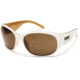 Suncloud Polarized Optics Carousel (New) Sunglasses - White Backpaint Laser Frame, Brown Polarized Polycarbonate Lenses S-CAPPBRWT