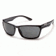Suncloud Polarized Optics Cutout Sunglasses - Black Frame/Gray Polarized Polycarbonate Lens S-CTPPGYBK