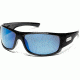 Suncloud Polarized Optics Impulse Sunglasses - Black Frame, Blue Mirror Polarized Polycarbonate Lenses S-IMPPUMBK