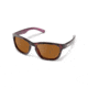 Suncloud Polarized Optics Cinco, Color - Violet Havana, Lens Color - Polarized Brow, 2023305ZE55HB