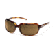 Sun Cloud Poppy Sunglasses with Tortoise Frames, Brown Lenses