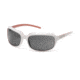 SunCloud Poppy Sunglasses with White Backpaint Frames, Gray Lenses