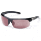 Suncloud Profile Sun Glasses, Black Frame, Rose Polarized Polycarbonate Lens S-PFPPRSBK