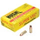 Super Vel Ammunition 9mm Luger 158 grain Full Metal Jacket Brass Cased Pistol Ammo, 50 Rounds, 915850HN