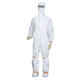Superior Uniform SC-3 System Coveralls, C3, White, Large 1910-L