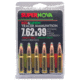 SUPERNOVA 762 110GR FMJ GRN/RED Rifle Ammunition 6/60, PMSN762-MP