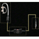 Surefire EP220 Inline PTT Wire Kit w/ Radio Communication System