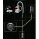 Surefire EP310 Lapel Mic Radio Comm System with Sonic Defenders
