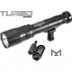 SureFire M640DFT-PRO Turbo Series 18350/123A High Candela 6-Volt Dual Fuel Scout Pro LED Weapon Light, 123A, 550 Lumens, Black, M640DFT-BK-PRO