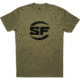 SureFire SUREFIRE BUTTON LOGO DG TEE, Military Green, 2XL, SST-SFB-HG-2XL