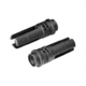 SureFire WARCOMP Flash Hider w/Suppressor Adapter, Ported 3-Prong, MK46, Black, WARCOMP-556-MK46