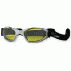 Survival Optics Sunglasses Gripz Riders/Fatboy Goggles, Metallic Silver Frame, Pc Yellow-fm Lens 7621