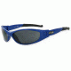 Sos Wraps / G-force Sunglasses, Frame - Aluminum Blue, Lens - Pc Smoke
