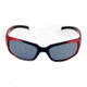 Survival Optics Sunglasses Wraps/Liquid Sunglasses, Metallic Blue/Black Frame, Pc Smoke-fm Lens 3249
