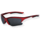 Survival Optics Sunglasses X Change/Unleashed Sunglasses, Aluminum Red Frame, Pouch/SOS Logo, Pc Red Xlt, Smoke, Yellow Lens 1013