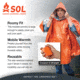 Survive Outdoors Longer Heat Reflective Poncho, 0140-6001