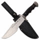 Survivor SV-FIX008BK Fixed Blade Knife, 8.25in, 3CR13 Stainless Steel, Tanto, Steel Blade, Pakkawood Handle, Black, SV-FIX008BK