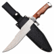 Survivor SV-FIX010BR Fixed Blade Knife, 9.5in, 3CR13 Stainless Steel, Bowie, Steel Blade, Pakkawood Handle, Brown, SV-FIX010BR