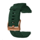 Suunto 24mm Athletic 4 Silicone Straps, Forest Copper, Medium SS023314000