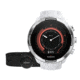 Suunto 9 G1 Baro Durable Multisport GPS Watch, White, w/ Smart Sensor and Heart Rate Belt SS050090000