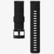 Suunto Explore 1 24mm Silicone Strap, Black Black, M SS050221000