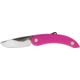 Svord Peasant Fold Knife Pink, Poly Handle, Swedish high carbon tool steel blade SV138