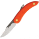 Svord Peasant Heavy Duty Orange Folding Knife,3.375in,Clip Point,Orange Polypropylene Handle SVPK3CP