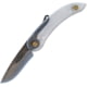 Svord Peasant Knife Crystal Polycarb, 2.5" 15N20 steel blade, Clear polycarbonate handle, PKC1