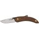 Svord Peasant Knife Fold Knife, Swedish high carbon tool steel blade, Brown wood handle SV132