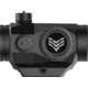 Swampfox Liberator II Mini Red Dot Sight, 1x22mm, 2 MOA Red Dot Reticle, Black, RDLR122-2RD