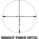 Swampfox Tomahawk II 1-4x24mm Rifle Scope, 30mm Tube, Second Focal Plane, Red Fiber Optic, Black, THK14241-RF
