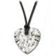 Swarovski Be Mine Clear Crystal Heart Pendant, engraved
